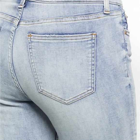 COSMIC JEAN BLUE ARIELLE SKINNY SCISSOR CUT HEM - Picture 4 of 13